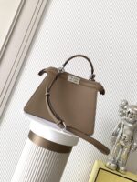 Fendi Peekaboo ISeeU Petite Leather Bag – Dual Style Elegance in Calfskin