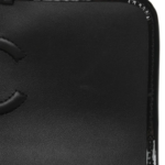 Chanel Patent Quilted Small Top Handle Flap Black