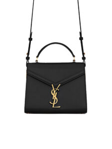 YSL Cassandra Mini Top Handle Bag in Box Leather