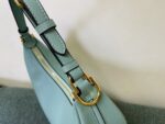 FENDI Graphy Crescent Leather Bag 56853 in Red