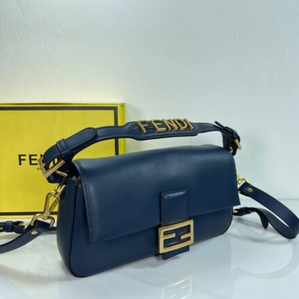 FENDI Baguette 2366 Limited Edition Black Smooth Calfskin