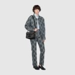 GUCCI HORSEBIT 1955 DENIM BAG SMALL