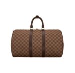 KEEPALL BANDOULIÈRE 55 MONOGRAM JUNGLE TRAVEL BAG IN BROWN