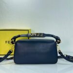 FENDI Baguette 2366 Limited Edition Black Smooth Calfskin