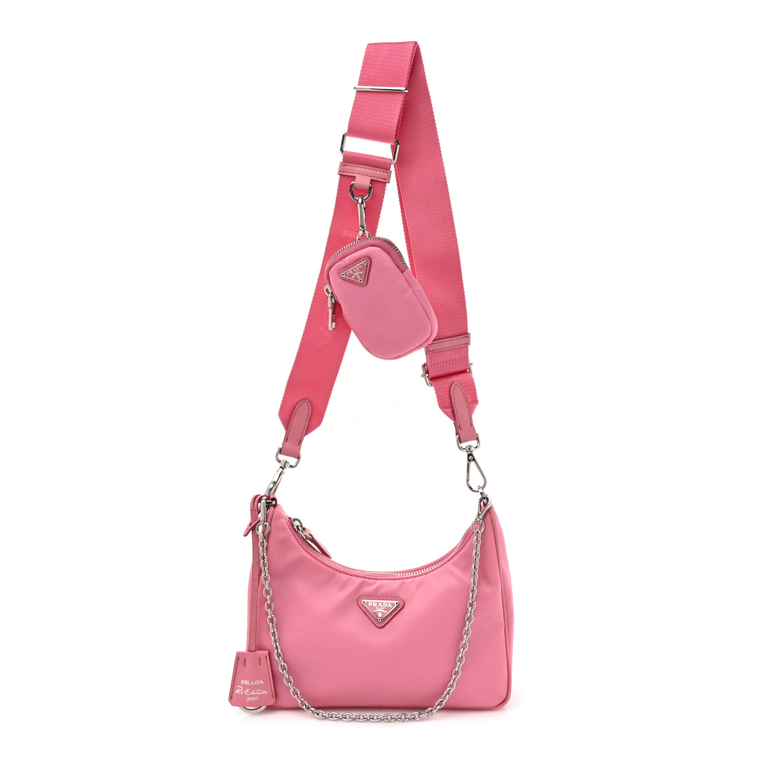 Nylon Re-Edition 2005 Shoulder Bag Begonia