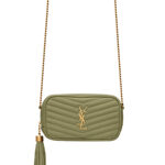 YSL Lou Mini Bag in Quilted Grain de Poudre Embossed Leather