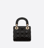 MINI LADY DIOR BAG Black Cannage Lambskin