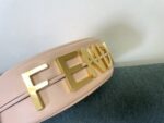 FENDI Graphy Crescent Bag 56853 – Nude Leather Edition