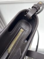 Fendi Roll Mini Basket – Vintage Monogram Detail in Dark Brown Calfskin