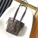 Fendi Origami Mini Fabric Bag with Iconic FF Jacquard – Versatile Transformative Design for Effortless Elegance