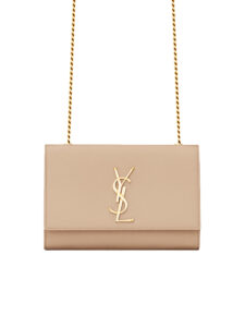 YSL Kate Small Chain Bag in Grain de Poudre Embossed Leather