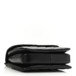 Lambskin Quilted Small Trendy CC Dual Handle Flap Bag Black