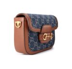 GUCCI MINI HORSEBIT 1955 DENIM BAG IN Denim