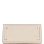 Hermès Birkin Sellier 30 Craie Epsom Gold Hardware