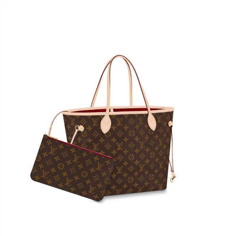 Neverfull inside red