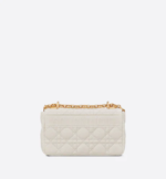 SMALL DIOR CARO BAGIvory Supple Cannage Calfskin