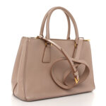 Saffiano Small Galleria Double Zip Tote Cammeo