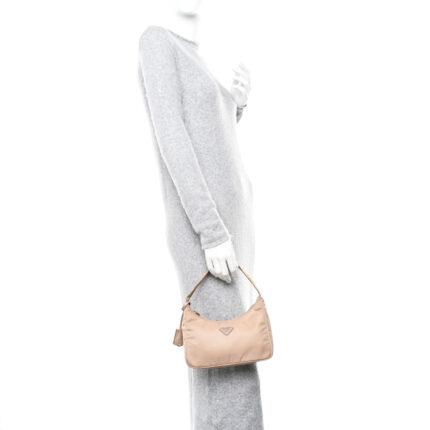 Tessuto Nylon Mini Re-Edition 2000 Bag Cammeo