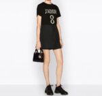 DIOR LADY DIOR MINI BAG IN Patent BLACK