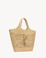 YSL ICARE IN RAFFIA