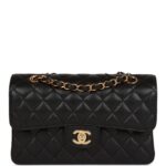 Chanel Small Classic Double Flap Black Caviar Gold Hardware