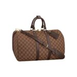KEEPALL BANDOULIÈRE 55 MONOGRAM JUNGLE TRAVEL BAG IN BROWN