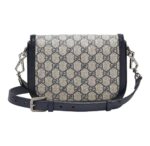 GUCCI HORSEBIT 1955 BAG in Blue/Beige
