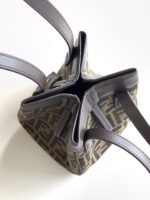 Fendi Origami Mini Fabric Bag with Iconic FF Jacquard – Versatile Transformative Design for Effortless Elegance