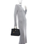 Epsom Birkin Sellier 25 Black（Golden Lock）