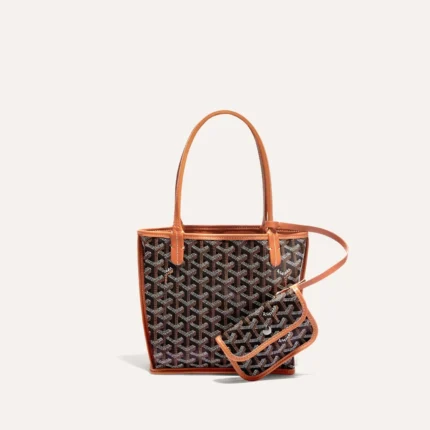 GOYARD Anjou Mini Bag-Black and Tan