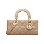 DIOR LADY D-JOY BAG IN BISCUIT LAMBSKIN