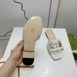 GUCCI WOMEN’S INTERLOCKING G CUT-OUT SLIDE SANDAL – GSL013