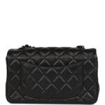 Chanel Mini Rectangular Flap Bag SO Black Lambskin Black Hardware for MR