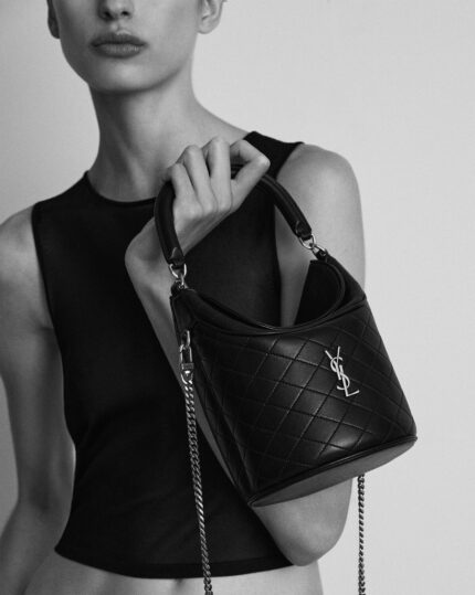 Gaby Bucket Bag In Lambskin