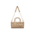 DIOR LADY D-JOY BAG IN BISCUIT LAMBSKIN