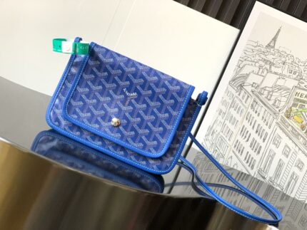 GOYARD Plumet Pocket Wallet-Sky Blue