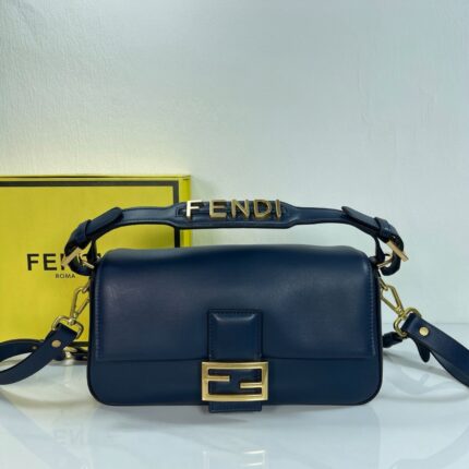 FENDI Baguette 2366 Limited Edition Black Smooth Calfskin