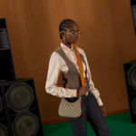 GUCCI ATTACHE BAG IN GG CANVAS