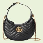 GG Marmont half-moon mini bag No. 699514 DTDHT 1000