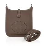 Hermès Evelyne TPM Etoupe Clemence Palladium Hardware