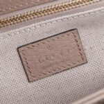 GUCCI HORSEBIT 1955 BAG in Beige/White