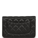Chanel Wallet on Chain WOC Black Caviar Gold Hardware