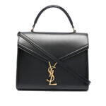 YSL Cassandra Medium Top Handle Bag in Shiny Leather
