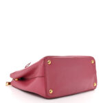 Saffiano Small Galleria Double Zip Tote Peonia