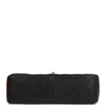 Chanel Jumbo Classic Double Flap Bag Black Caviar Gold Hardware