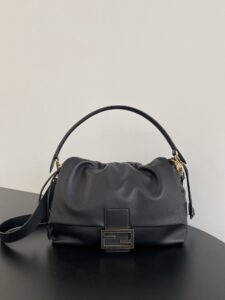 Fendi Mamma Baguette – Luxurious Soft Lambskin Bag with Signature Hardware