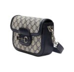 GUCCI HORSEBIT 1955 BAG in Blue/Beige
