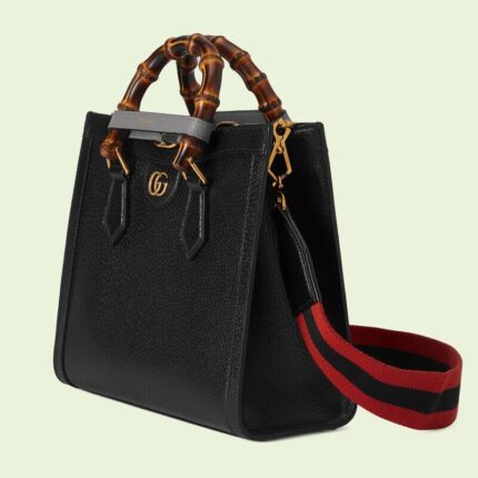 GUCCI DIANA TOTE IN BLACK