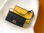 Fendi Compact Baguette Bag in Lambskin – Elegant Multi-Way Carry Luxury Design