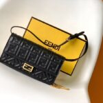 Fendi Compact Baguette Bag in Lambskin – Elegant Multi-Way Carry Luxury Design